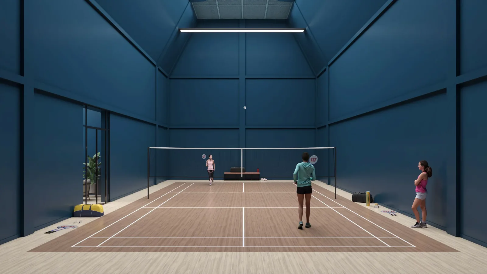 Indoor Badminton Court